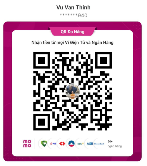 Mã QR chuyển tiền Momo